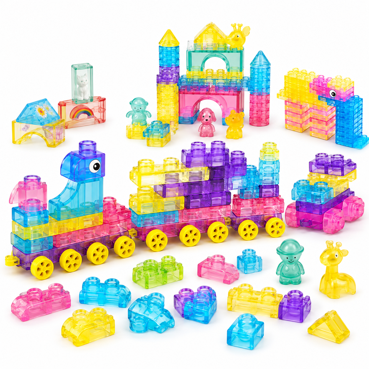 Squishio™ Soft Jelly Building Blocks
